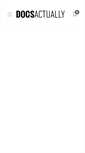 Mobile Screenshot of dogsactually.com